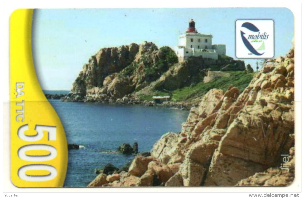 Phonecard Télécarte Algeria Phare Lighthouse Leuchtturm Phares Lighthouses Faro Farol Lanterna Fyr Telefonkarte - Vuurtorens