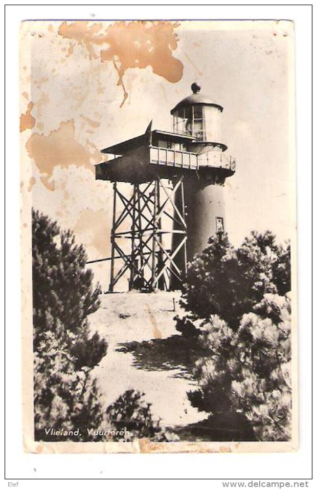 VLIELAND , Nederland : Vuurtoren / Phare / Leuchtturm / Lighthouse / Faro, 1946 - Vlieland