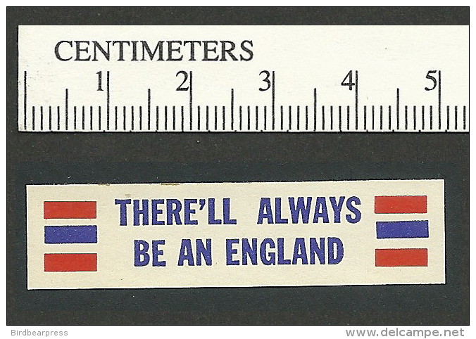 B31-49 CANADA WWII There´ll Always Be An England Patriotic Label MH 16 - Vignettes Locales Et Privées