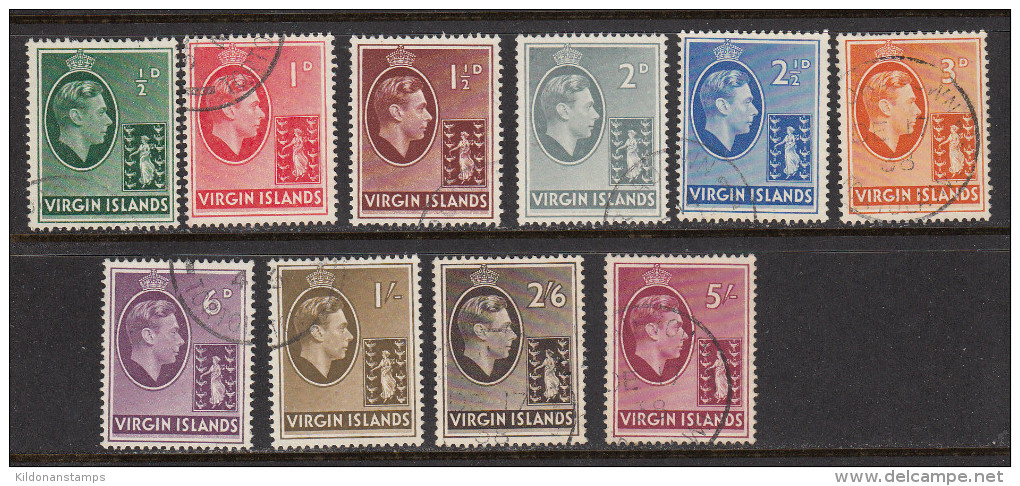 British Virgin Islands 1938-47 Cancelled, Sc# , SG 110-119 - Britse Maagdeneilanden