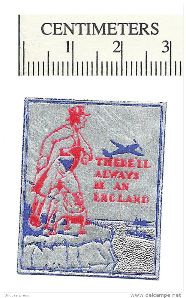 B31-54 CANADA WWII There´ll Always Be An England Patriotic Label MNH 23 - Viñetas Locales Y Privadas