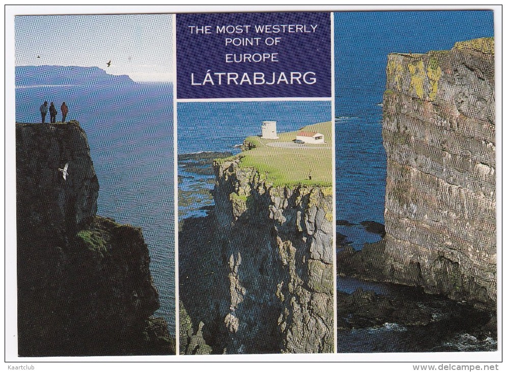 Látrabjarg: The Most Westerly Point Of Europe -  Iceland - West-Island - Vogelfelsen - IJsland