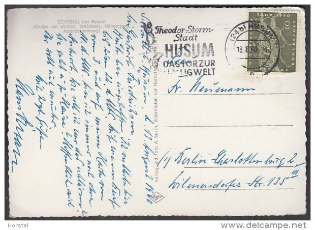 D-25813 Husum - Nordsee - Schobüll - Alte Ansichten - Nice Stamp - Husum