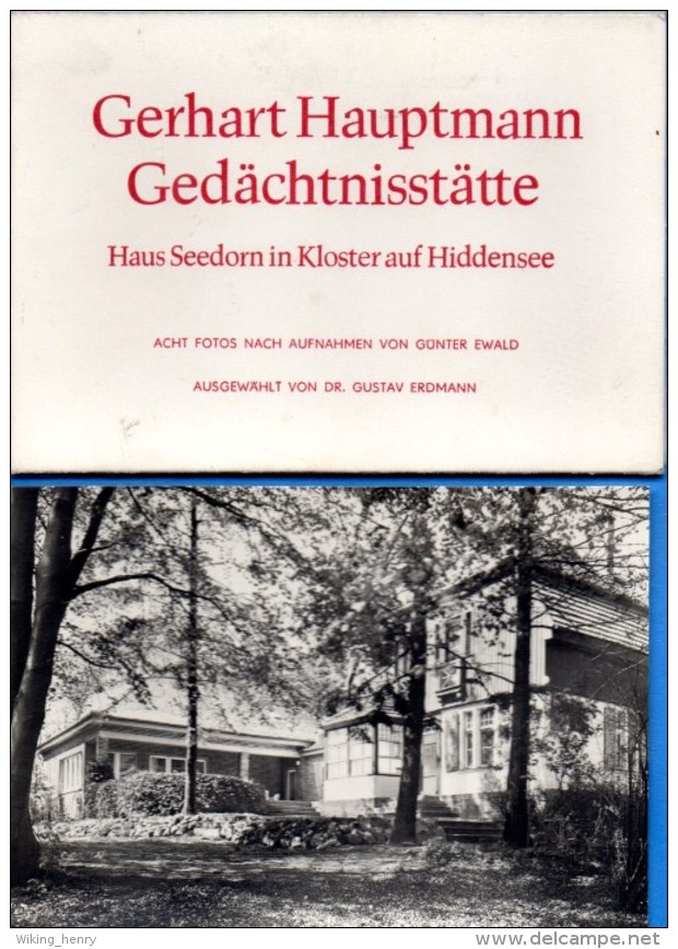 Hiddensee - Gerhart Hauptmann Gedächtnisstätte  Haus Seedorn - Hiddensee