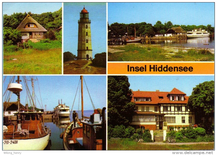 Hiddensee - Mehrbildkarte 6 - Hiddensee