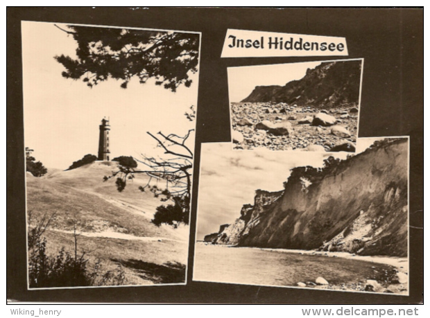 Hiddensee - S/w Mehrbildkarte 2 - Hiddensee