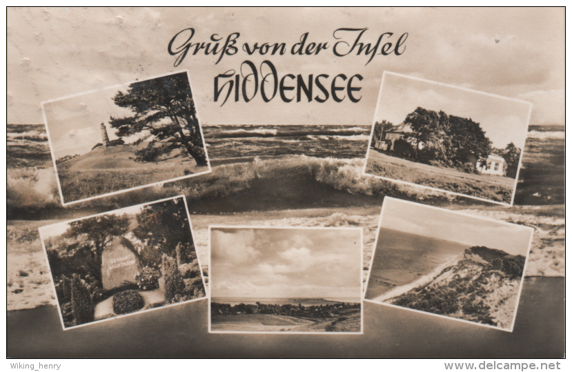 Hiddensee - S/w Mehrbildkarte 3 - Hiddensee