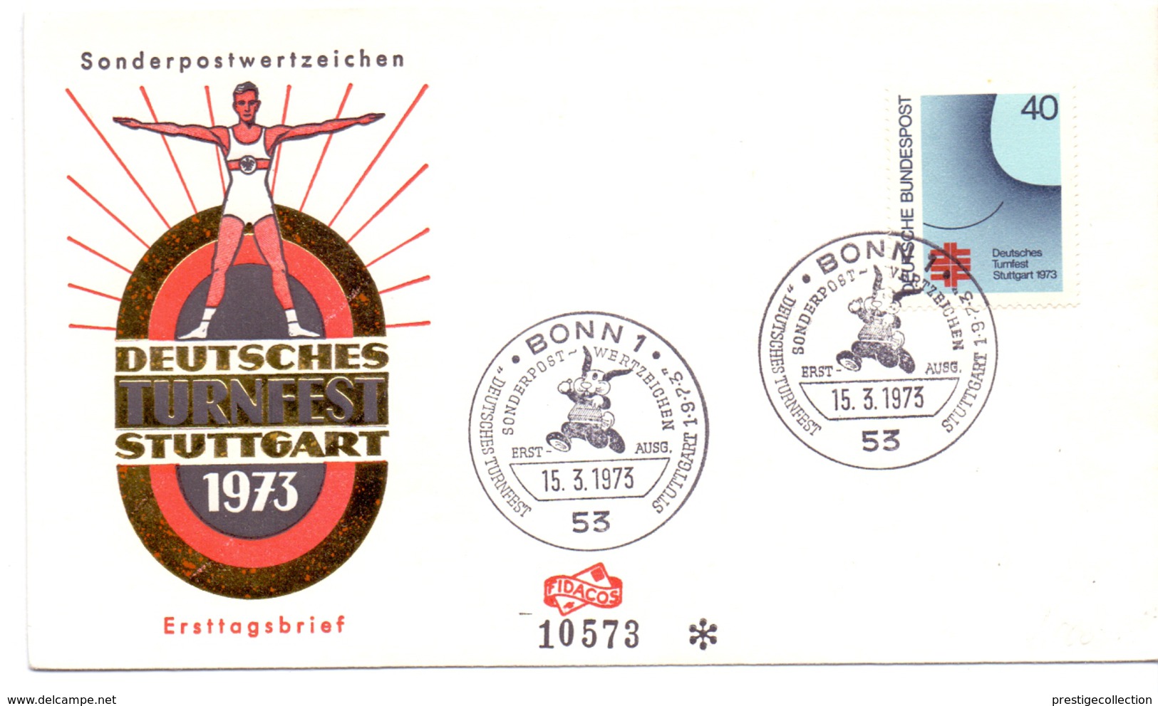 BERLIN BONN 53 1973 TURNFEST DEUTSCHES  (M160228) - Altri & Non Classificati