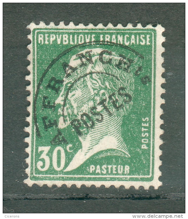 Collection FRANCE ; Préoblitérés ; 1922-47 ; Y&T N° 66  ; Sans Gomme - 1893-1947