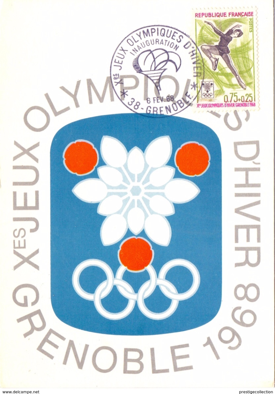 GRENOBLE JEUX OLYMPIQUES D'HIVER   (M160243) - Inverno1968: Grenoble