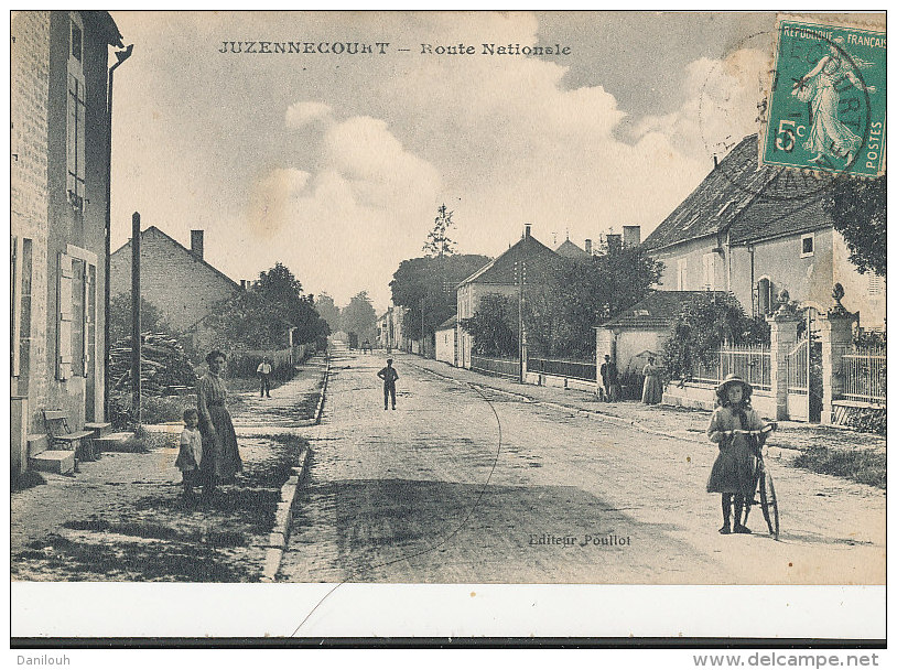 52 // JUZENNECOURT    Route Nationale - Juzennecourt