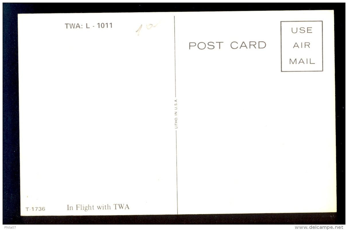 TWA: L-1011. / Postcard Not Circulated - 1946-....: Moderne