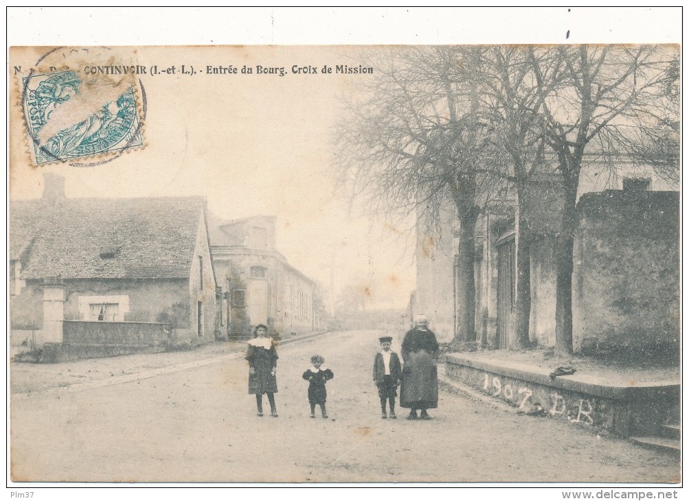 CONTINVOIR - Entrée Du Bourg, Croix De Mission - Sonstige & Ohne Zuordnung