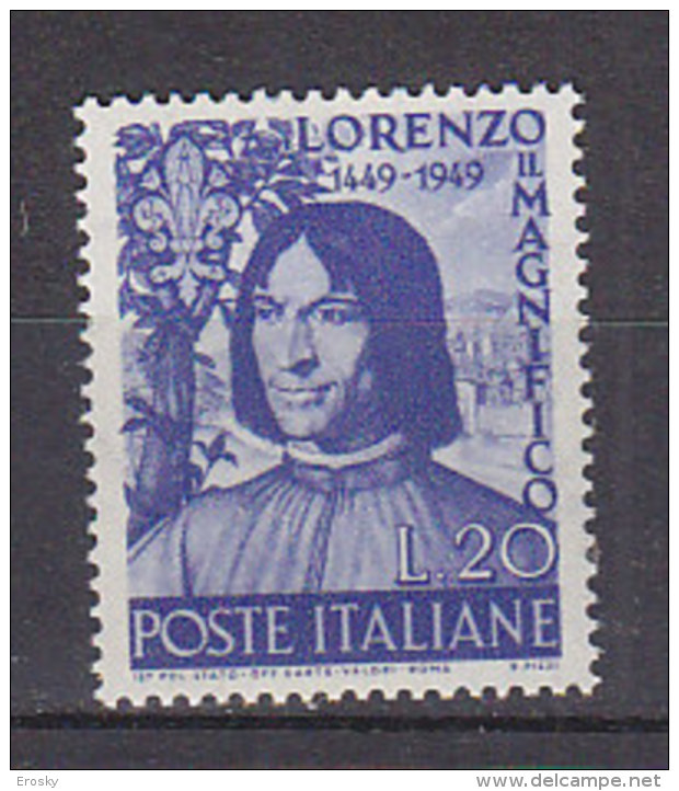 PGL CW128 - ITALIA REPUBBLICA SASSONE N°608 ** - 1946-60: Nuovi