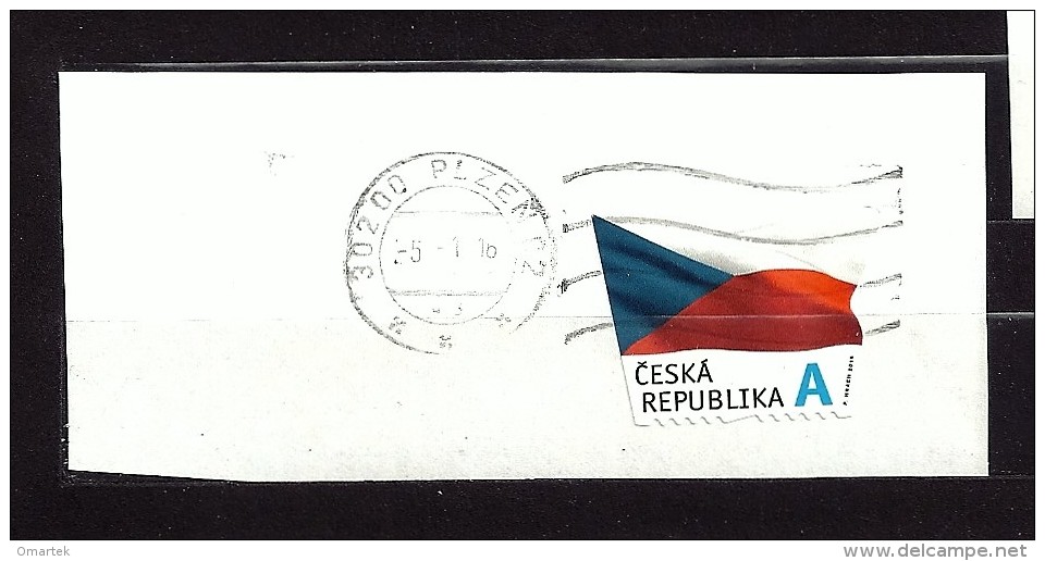 Czech Republic  Tschechische Republik  2015 ⊙ Mi 865 The Flag Of The Czech Republic. Die Flagge Der Tschechische.c.4 - Oblitérés