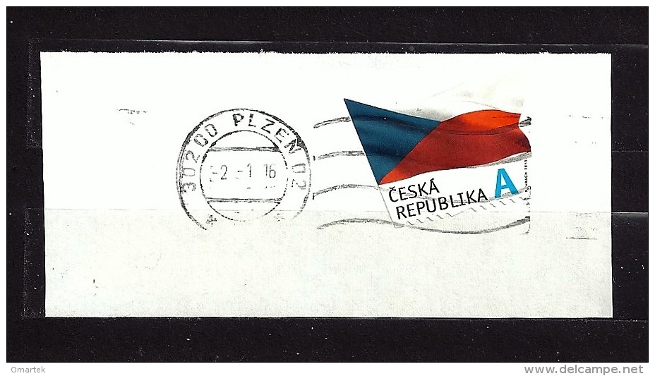 Czech Republic  Tschechische Republik  2015 Gest. Mi 865 The Flag Of The Czech Republic. Die Flagge Der Tschechische.c.5 - Oblitérés