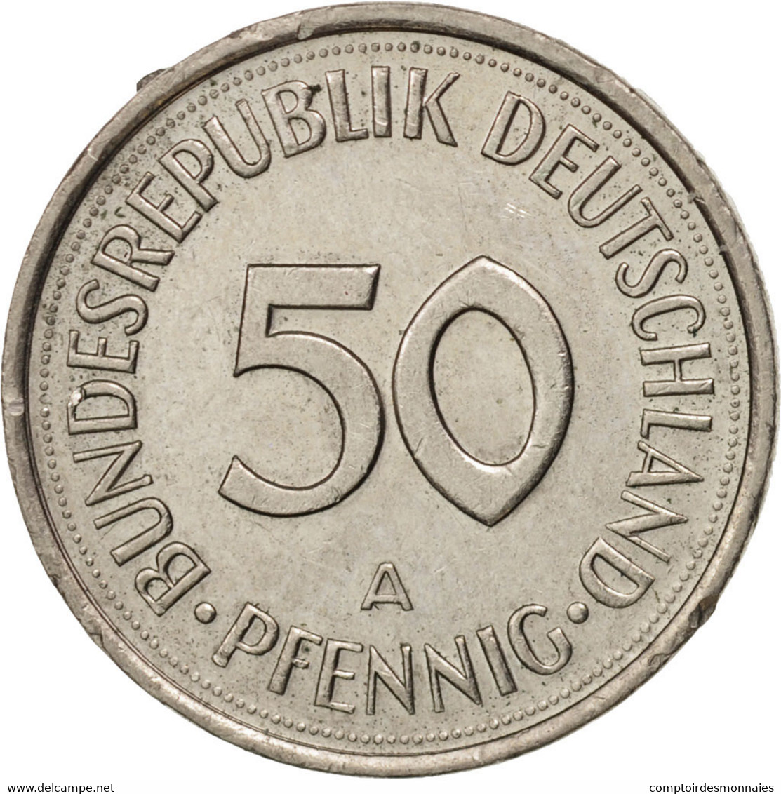 Monnaie, République Fédérale Allemande, 50 Pfennig, 1991, Berlin, SUP - 50 Pfennig