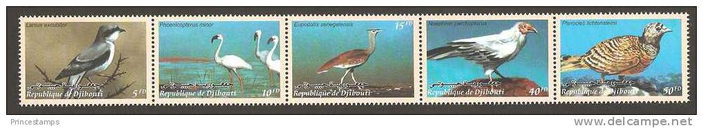 Djibouti. Yv. 834/38  /  Birds - Oiseaux - Aves - Sonstige & Ohne Zuordnung