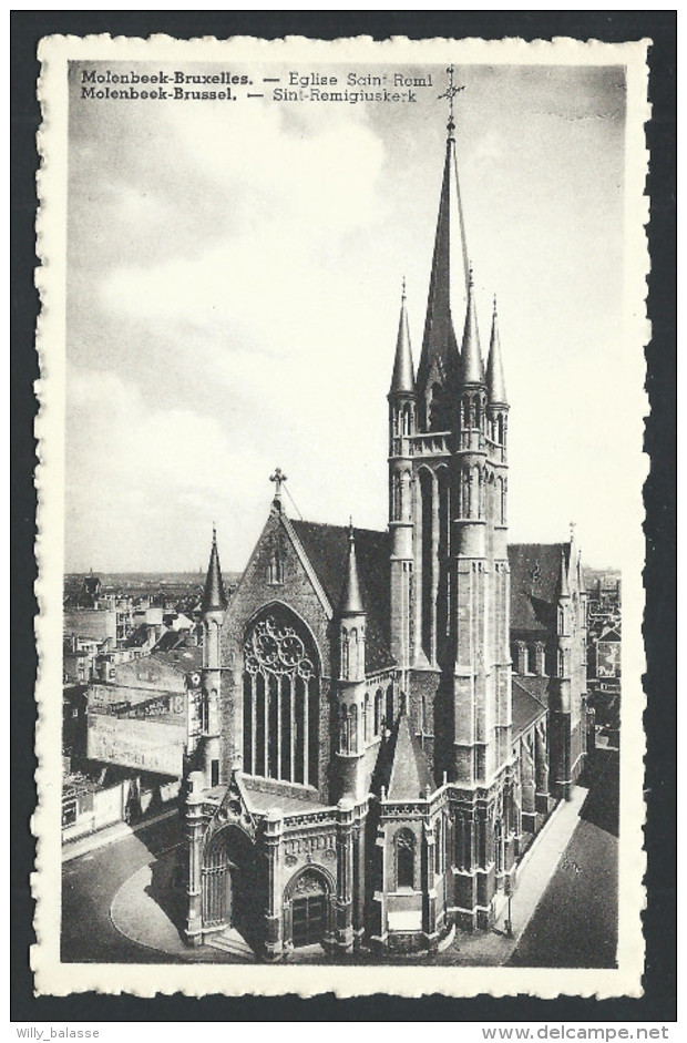 CPA - MOLENBEEK BRUXELLES - Eglise St Remi - Kerk  - P.I.B.    // - Molenbeek-St-Jean - St-Jans-Molenbeek