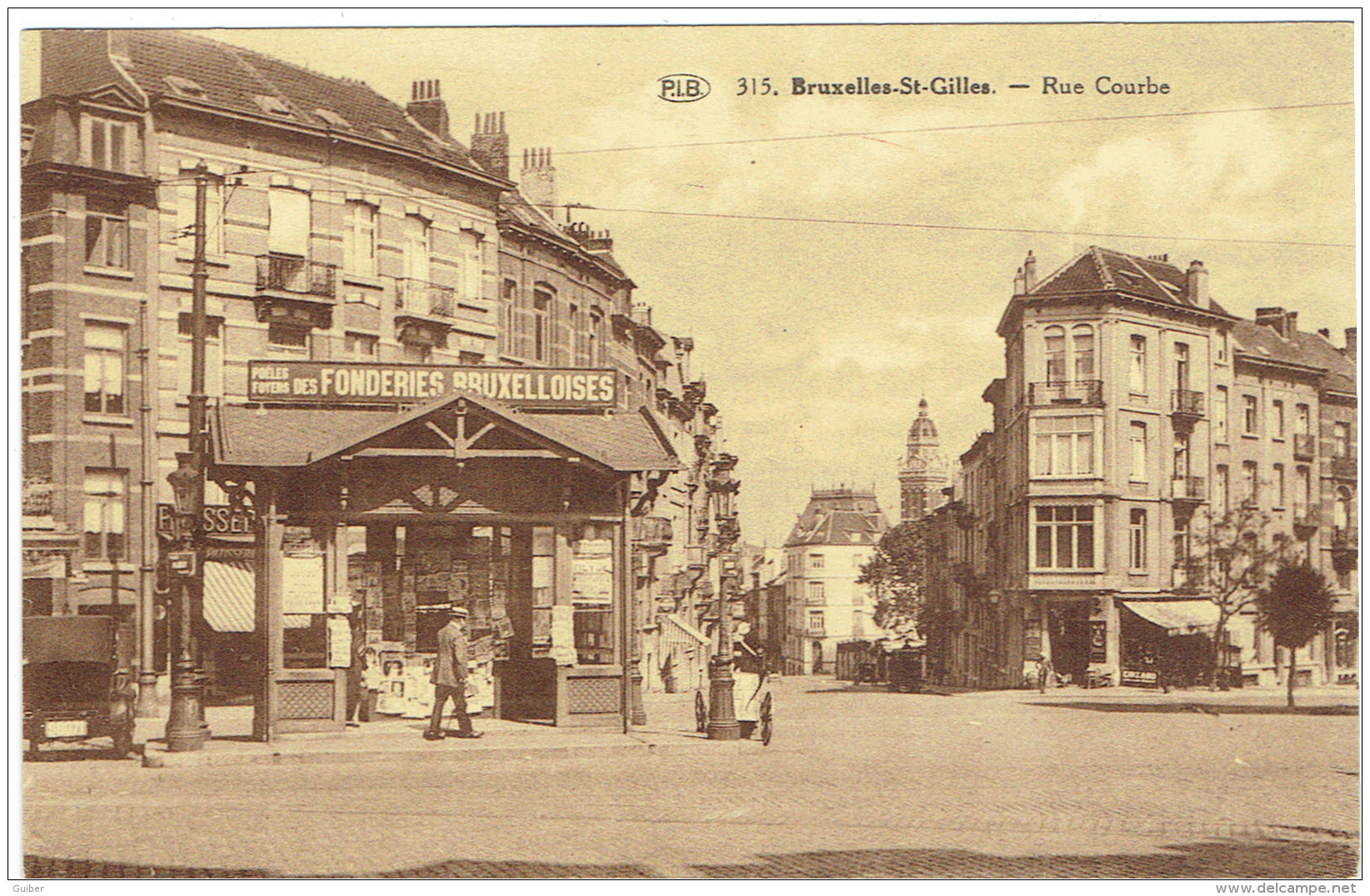 Bruxelles Saint Gilles Rue Courbe N° 315 Patisserie, Fonderies Bruxelloises - St-Gilles - St-Gillis