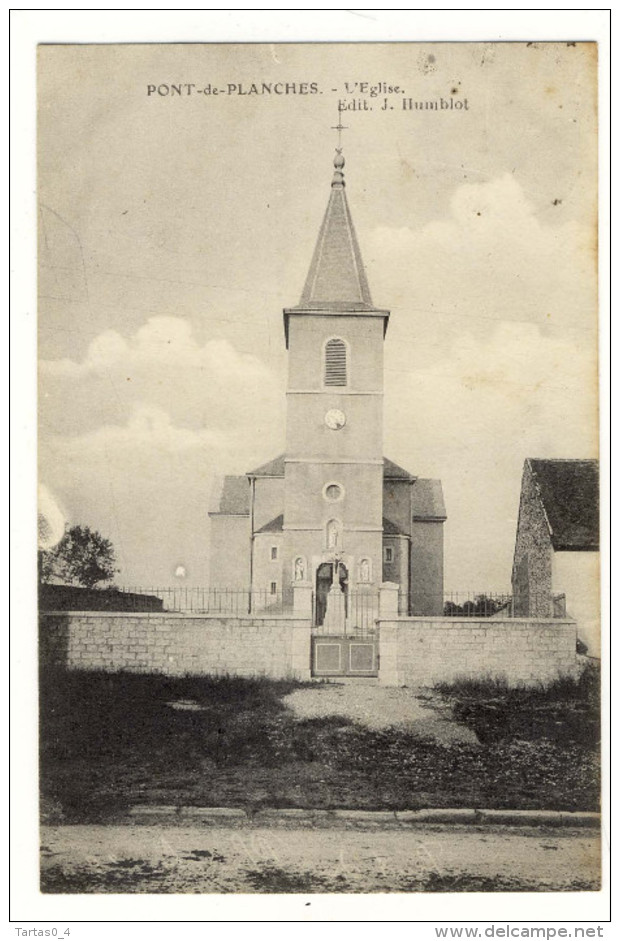 39 - PONT DE PLANCHES L'eglise Bon Etat - Autres & Non Classés