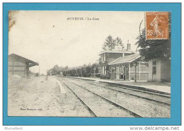 CPA Chemin De Fer Gare AUNEUIL 60 - Auneuil