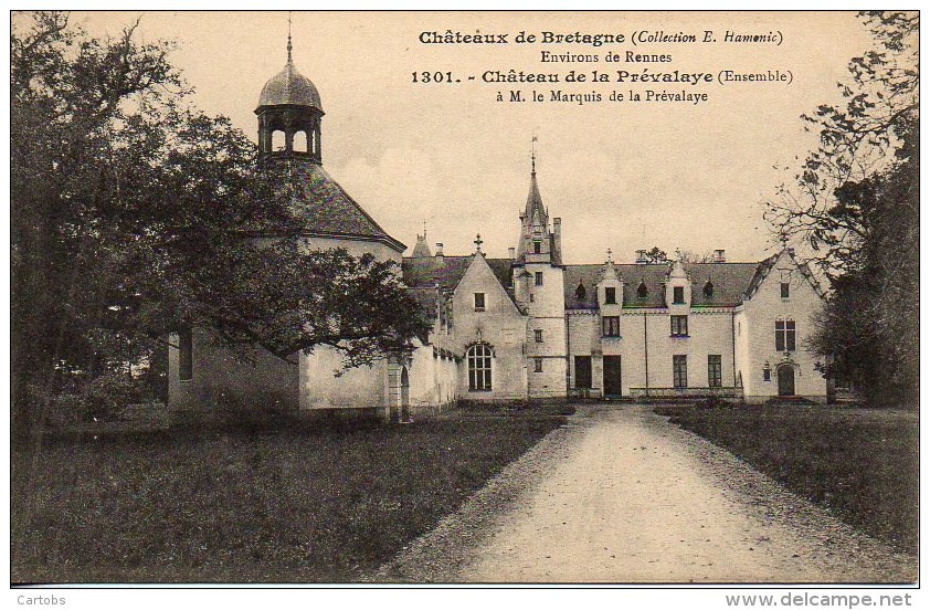 35 Châteaux De Bretagne  Château De La Prévalaye - Autres & Non Classés