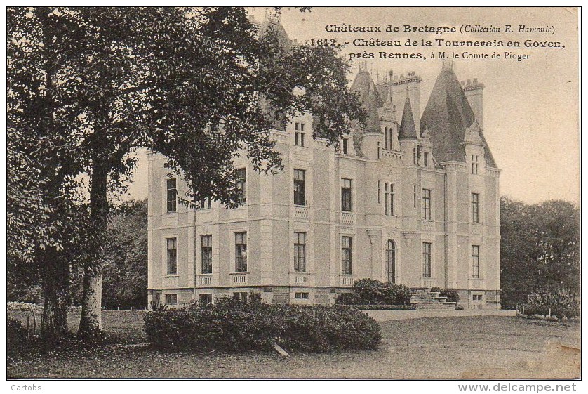 35 Châteaux De Bretagne  Château De La Tournerais En Goven , Près Rennes - Autres & Non Classés