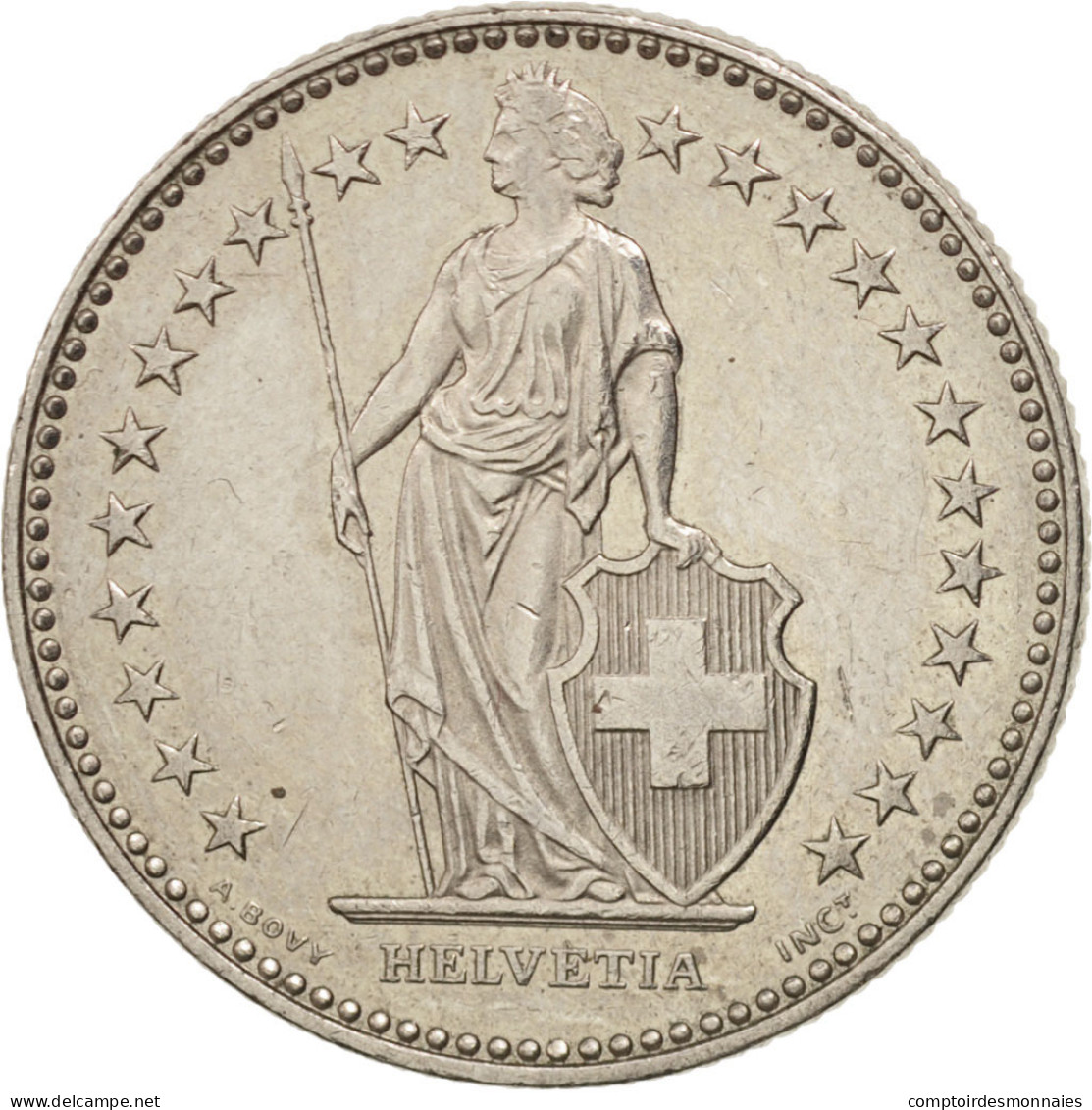 Monnaie, Suisse, 2 Francs, 1991, Bern, SUP, Copper-nickel, KM:21a.3 - Otros & Sin Clasificación