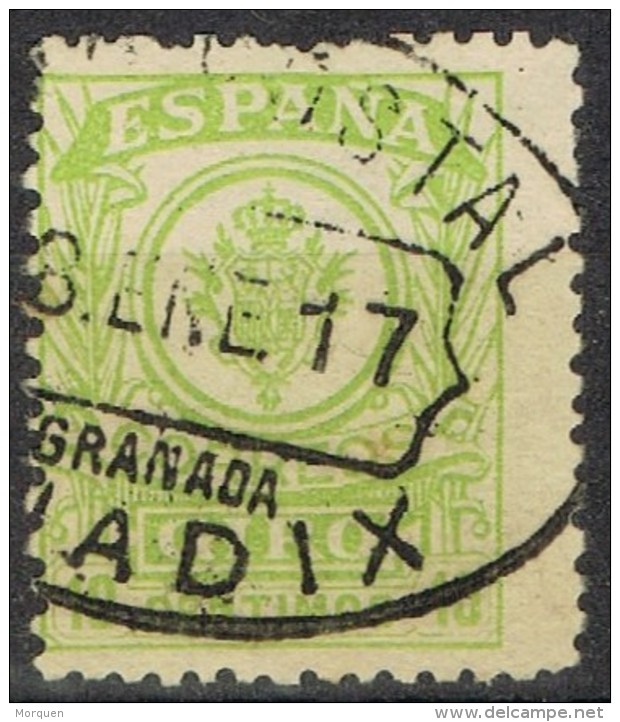 España . Sellos Giro 15 Cts, Fechador Giro Postal GUADIX (Granada) º - Mandats