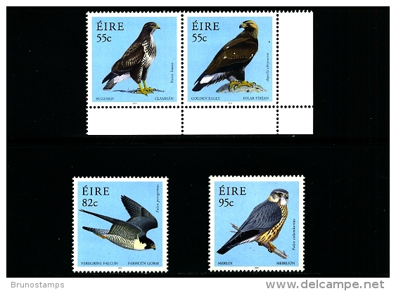 IRELAND/EIRE - 2010  BIRDS OF PREY  SET  MINT NH - Nuovi