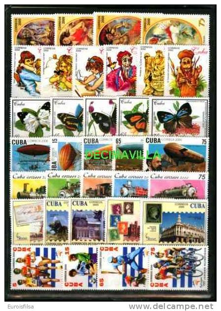 CUBA/KUBA 2000, AÑO NUEVO Y COMPLETO, MNH - Full Years