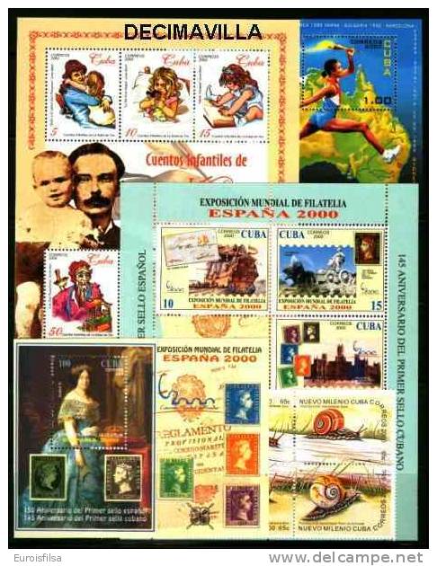 CUBA/KUBA 2000, AÑO NUEVO Y COMPLETO, MNH - Full Years