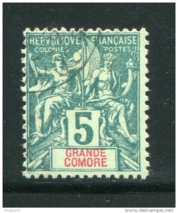 GRANDE COMORE- Y&T N°5- Oblitéré (signé Au Dos) - Used Stamps