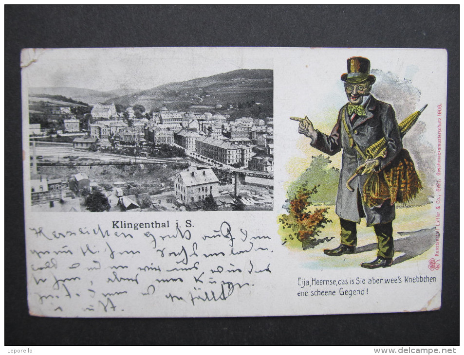 AK KLINGENTHAL Gruss Aus... 1910 // D*20114 - Klingenthal