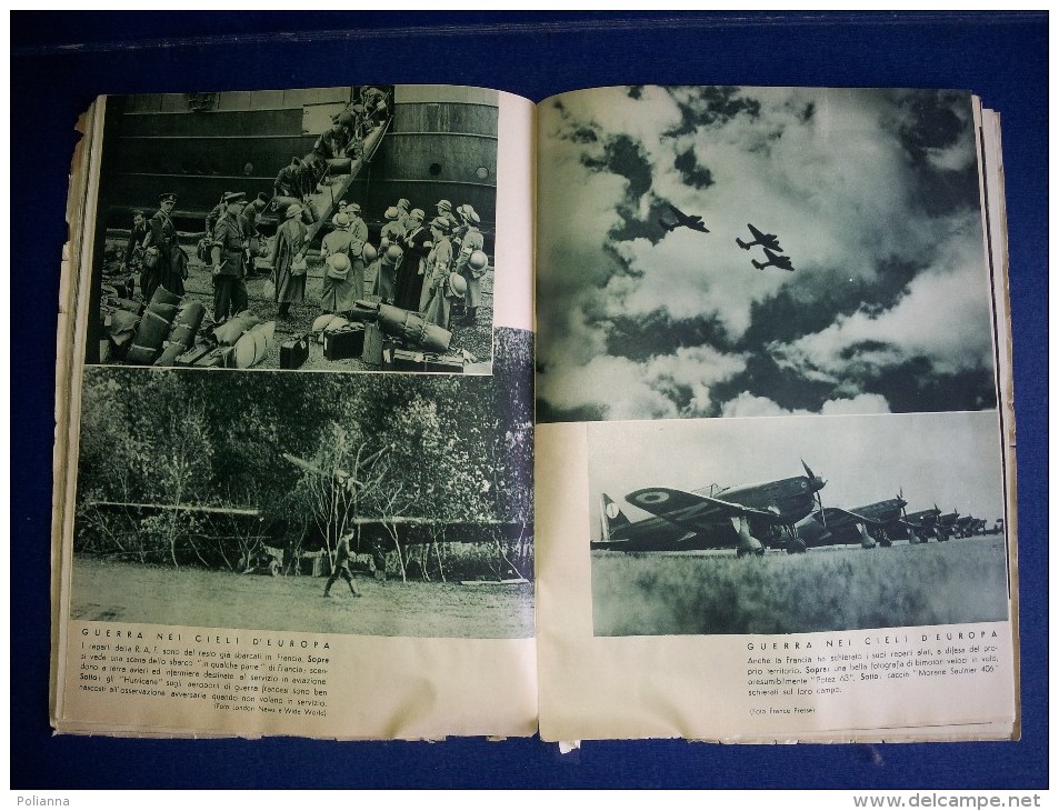 M#0P35 L´ALA D´ITALIA RIVISTA FASCISTA AVIAZIONE 1939/CAPRONI/CINEMA NELL´AVIAZIONE - Aviación