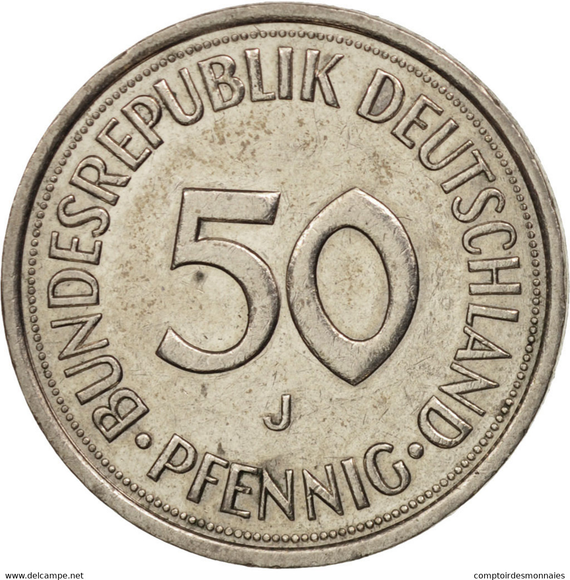Monnaie, République Fédérale Allemande, 50 Pfennig, 1983, Hamburg, SUP - 50 Pfennig