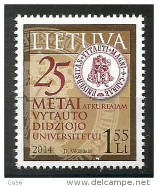 Litauen, 2014, 1154, Vytautas-Magnus-Universität, Kaunas. MNH ** - Lituania