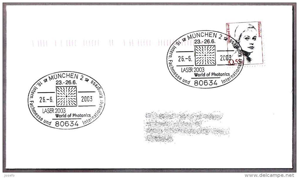 Feria LASER 2003 - WORLD OF PHOTONICS. Munchen 2003 - Physik
