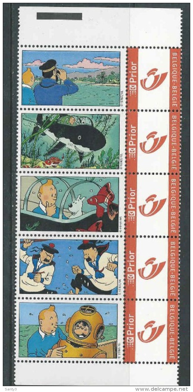 Belgie, Philastrips KUIFJE - TIN-TIN, Postfris (MNH**) Zie Scan - Philabédés