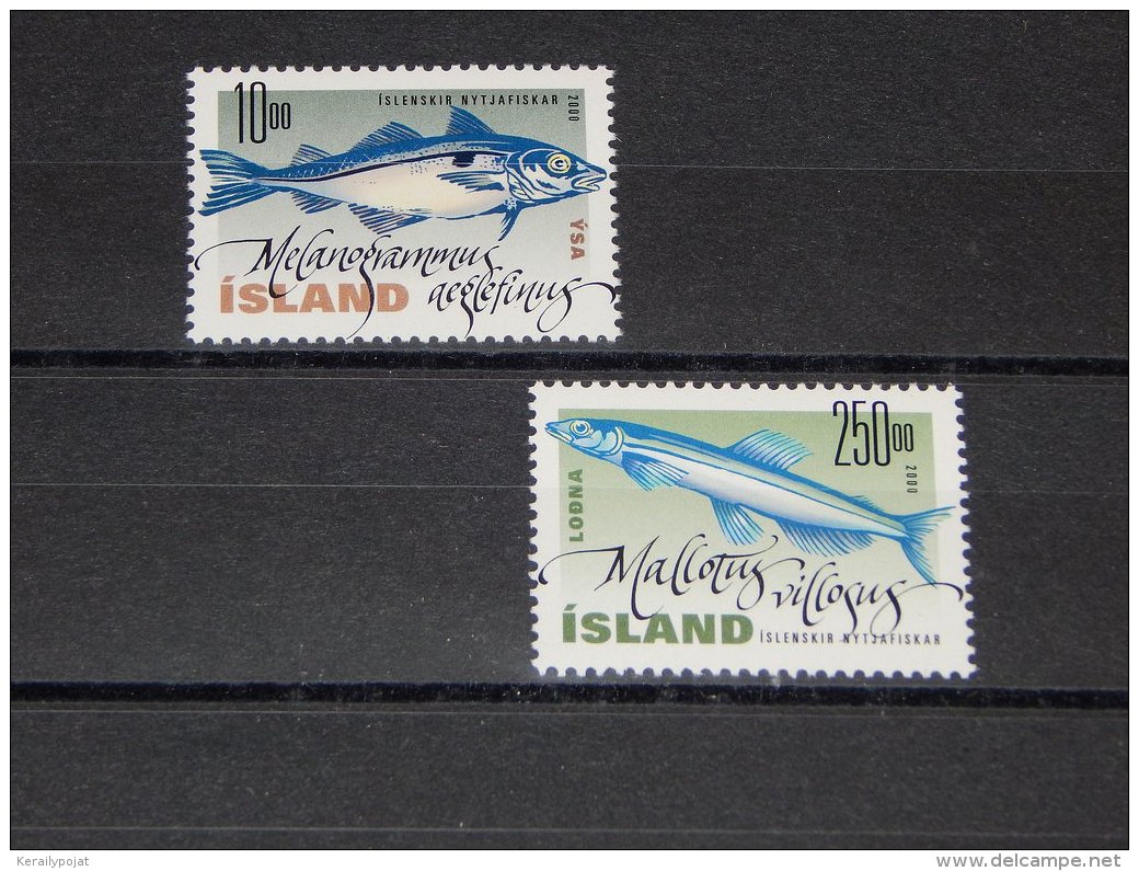 Iceland - 2000 Commercial Fish MNH__(TH-12948) - Nuovi
