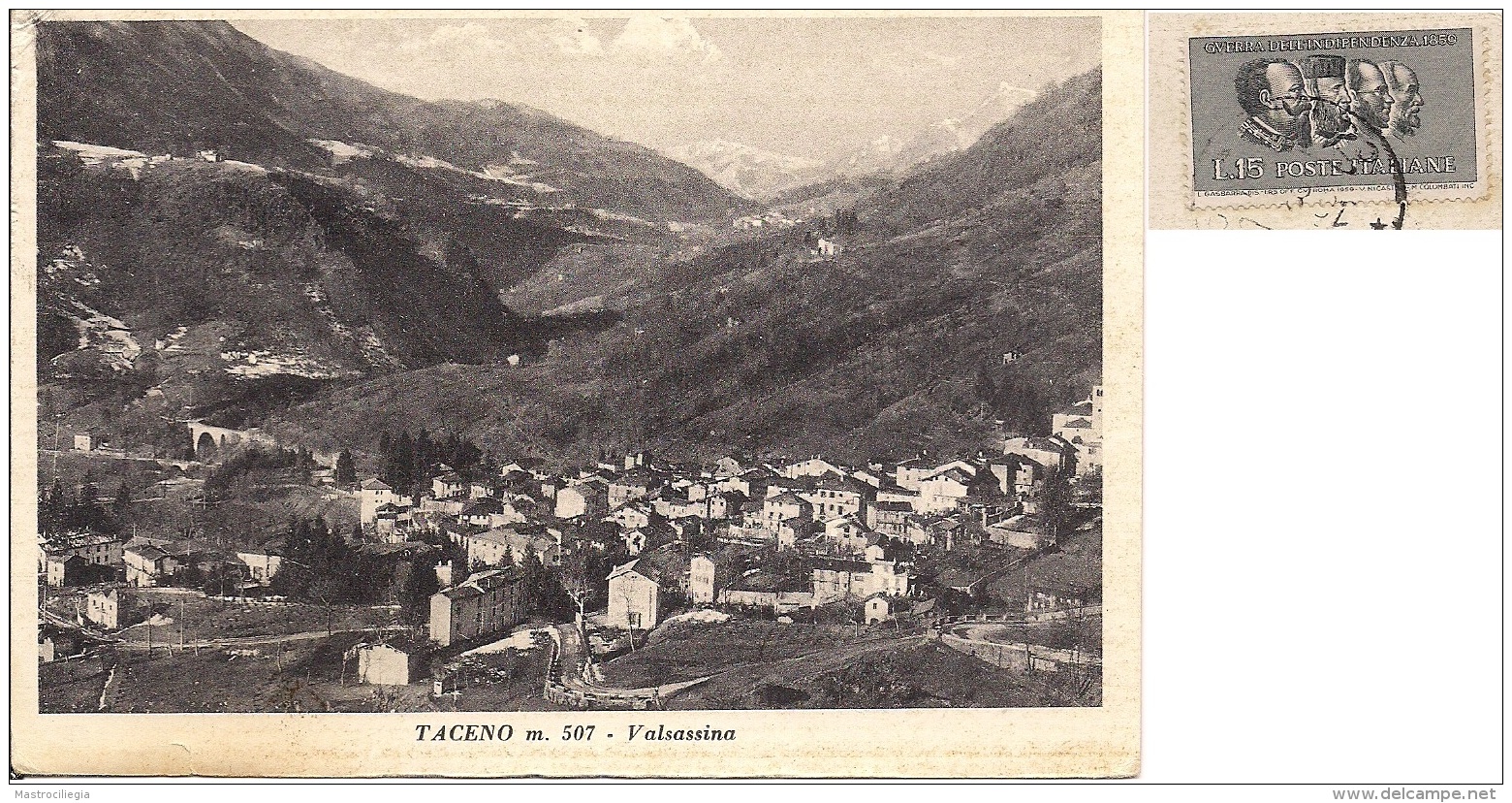 TACENO  LECCO  Fg  Valsassina  Panorama - Lecco