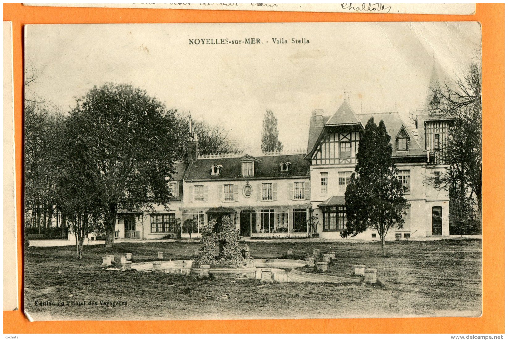 MAI087, Noyelles Sur Mer, Villa Stella, Circulée 1918 - Noyelles-sur-Mer