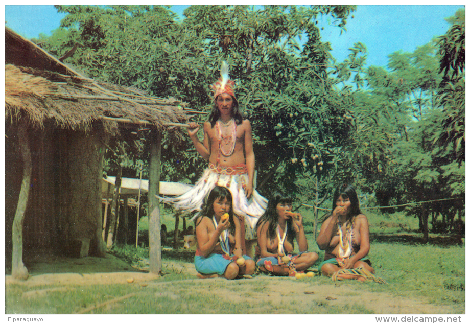 POSTCARD POSTAL PARAGUAY INDIOS DEL PARAGUAY MAKÁ - Paraguay