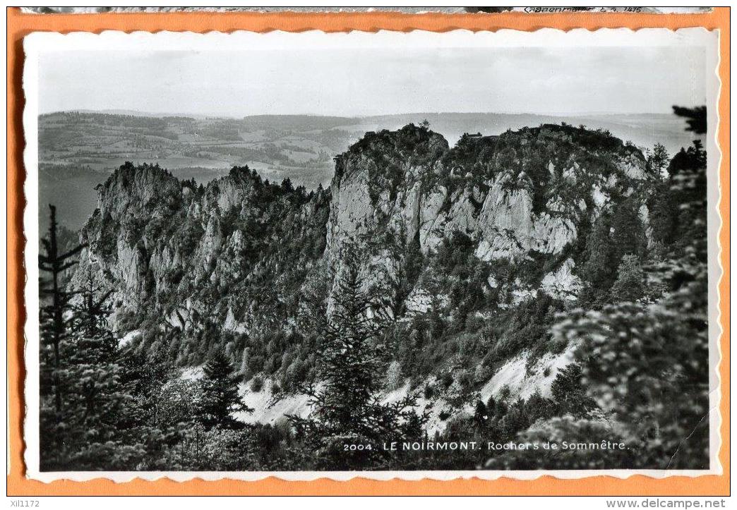 FAL-16  Le Noirmont. Rochers De Sommêtre.  Circulé En 1948, Timbre Manque - Le Noirmont