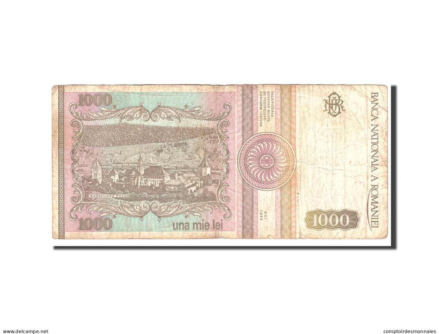 Billet, Roumanie, 1000 Lei, 1993, Undated, KM:102, TB - Roemenië