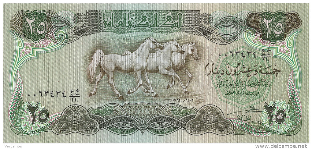 IRAK 25 DINARS 1990 UNC P 74 - Iraq