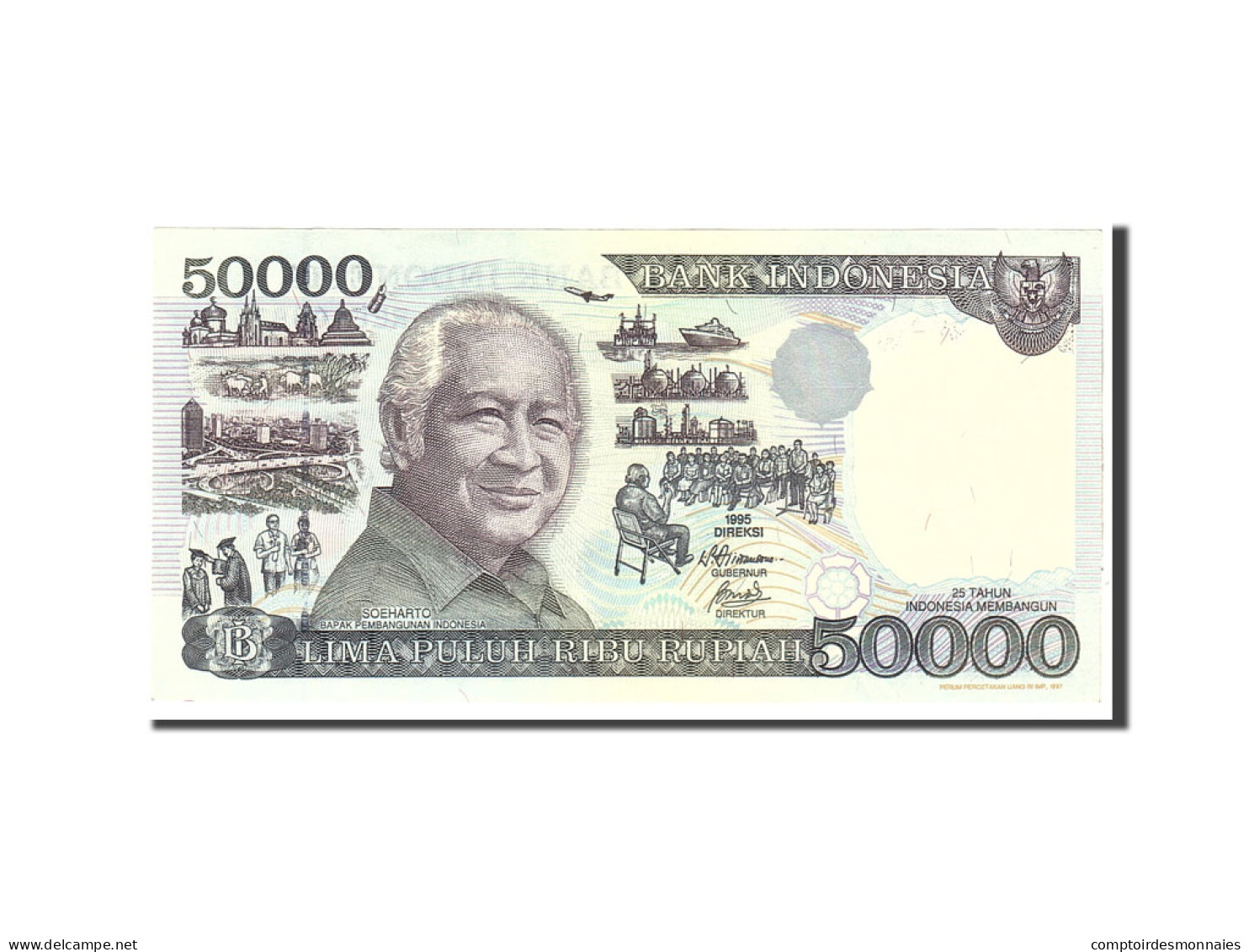 Billet, Indonésie, 50,000 Rupiah, 1997, 1995, KM:136c, NEUF - Indonésie