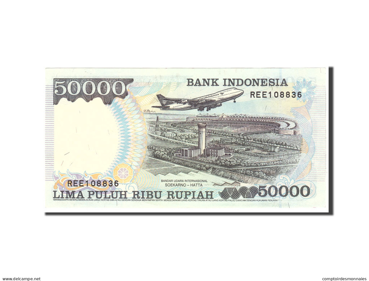 Billet, Indonésie, 50,000 Rupiah, 1997, 1995, KM:136c, NEUF - Indonésie