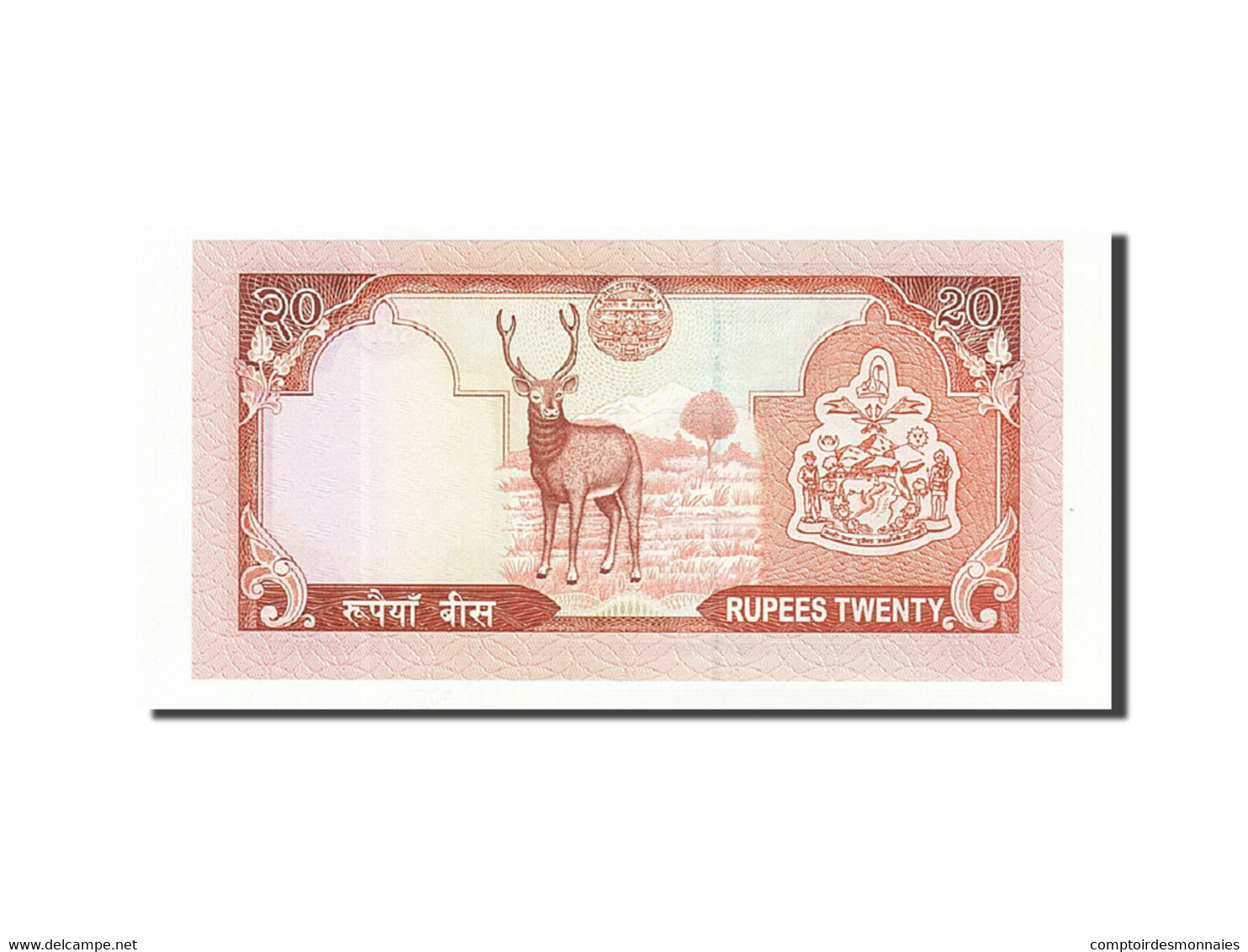Billet, Népal, 20 Rupees, 2005, Undated, KM:55, NEUF - Népal